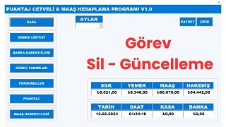 Görev Listesi  Silme ve Güncelleme [upl. by Mcgray]