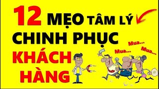 12 Mẹo Tâm Lý Chinh Phục Bất Kỳ Ai  Dành Cho Người Bán Hàng [upl. by Durning]