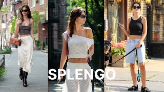 Emily Ratajkowski’s NYC Fashion Diaries Sultry Stylish and OhSoGlam  SPLENGO FASHION [upl. by Allimac]