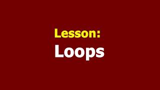 Using Loops in Java [upl. by Mahmoud]