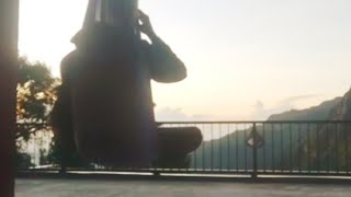 Sunrise Aerial Swing Meditation  audio amp skyline share Michael Sands Yoga is live [upl. by Zerep399]