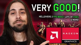 AMD Adrenalin 2441 Drivers  FPS Boost in Helldivers 2 LOTS of FIXES amp More [upl. by Nyrat640]