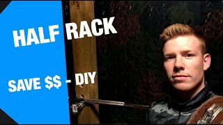 Building the Buff Dude  DIY Duke Half Rack  My Improvements  Outdoor amp Indoor [upl. by Yerot]