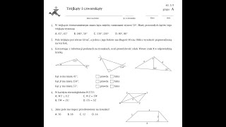 Figury na płaszczyźnie  matematyka z plusem 8 [upl. by Pelagi183]