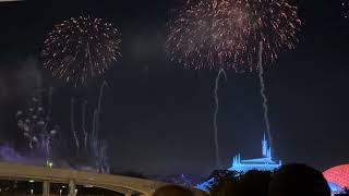 Mickey’s Very Merry Christmas Party from the ramp by the Contemporary Resort [upl. by Naffets]