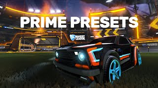 PRIME PRESETS  ROCKET LEAGUE [upl. by Airdnekal]