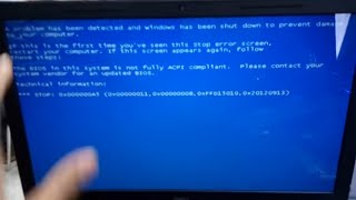 how to fix the bios in this system is not fully acpi compliant [upl. by Ordnagela839]