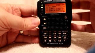 Yaesu VX8DR AMFM Radio Listening Tutorial [upl. by Ysnat280]