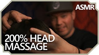 Best ASMR Head Massage Technique  200 Scalp Tingles No Talking 4K60 [upl. by Nosreg]