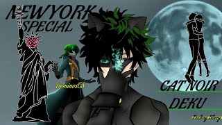 New York SpecialCat Noir Deku MHABNHA Texting Story series DominosTS7 [upl. by Ynittirb255]