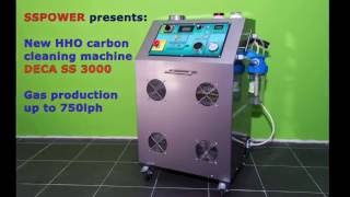 HHO Decarbonization  Engine Carbon Cleaning Machine Operating presentation [upl. by Leesen]