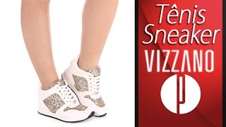 Tênis Sneaker Feminino Vizzano  6100191903 [upl. by Fabiolas242]