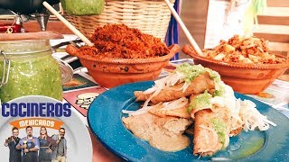 Receta Tacos de canasta  Cocineros Mexicanos [upl. by Pember]