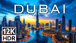 Dubai 12K Video Ultra HD  Dolby Vision HDR  UAE Drone View  2024 [upl. by Anne59]