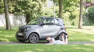 Fahrbericht 2015 smart fortwo DCT  twinamic  90 PS [upl. by Yleak]