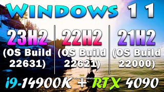 23H2 vs 22H2 vs 21H2  Windows 11 All Versions PC Gameplay Tested [upl. by Luap]