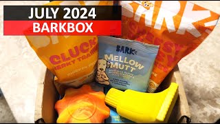 July 2024 Bark Box Unboxing  Product Review 4 [upl. by Gilead109]