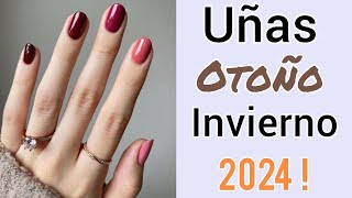 UÑAS OTOÑO INVIERNO 20232024 💅🍂 TENDENCIAS AUTUMN WINTER NAILS [upl. by Selrac]