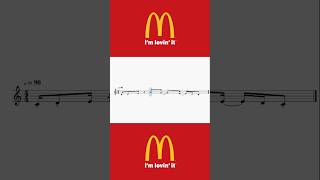 McDonalds Theme Song Jingle Sheet Music PIANO TUTORIAL for Kids Adults with Piano Notes [upl. by Chrisman]