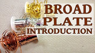 Broad Plate goldwork embroidery  a video introduction [upl. by Atreb]