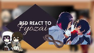 BSD react to Fyozai [upl. by Jethro705]