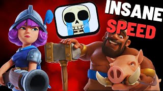 26 Hog Rider Is The FASTEST Deck To Make Opponents Rage  Clash Royale [upl. by Camm273]