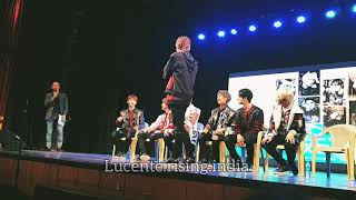 LUCENTE CONCERT MUMBAI Q ampA and Fans Interaction lucente [upl. by Ragde526]