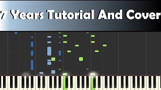 7 Years  Lukas Graham PianoKeyboard Tutorial and Cover [upl. by Elletnohs]