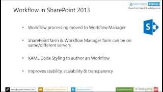 SharePoint Workflow Migration SP2010 to SP2013 [upl. by Aleahcim226]