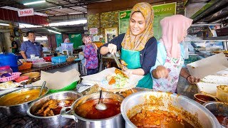 Street Food Malaysia 🇲🇾 NASI KERABU  Malay Food Tour in Kelantan Malaysia [upl. by Wilde367]