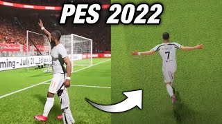 10 NEW DETAILS YOU MISSED IN PES 2022 GAMEPLAY [upl. by Dolora923]