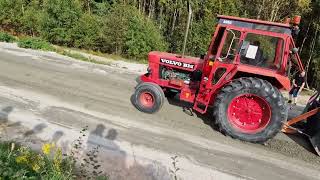 Traktorpulling bondens dag Backamo 2024 med Volvo BM Ford Scantrac mm [upl. by Noyar368]