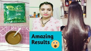 I Tried Godrej Nupur Henna on my Hair l Nupur Henna Review  Demo [upl. by Aiekahs]