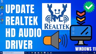 How To Install amp Update Realtek HD Audio Driver on Windows 11 [upl. by Ecertal]