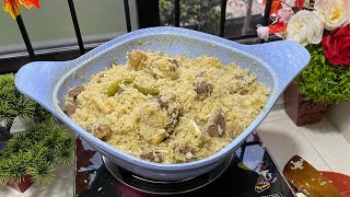 পুরান ঢাকার তেহারী রেসিপি  Puran Dhakar Beef Tehari Recipe Restaurant Style Homemade Beef Tehari [upl. by Ainad]