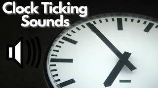 Clock Ticking Sound Effect  No Copyright [upl. by Aisela]