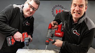 Milwaukee SDS vs Milwaukee Hammer Drill [upl. by Jayne]