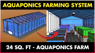 Integrated Farming Aquaponics System  Commercial Aquaponic Farming Fresh Fish and Vegetables [upl. by Bathsheba]