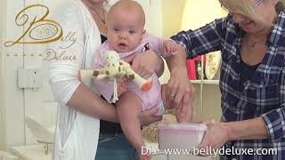 3d Baby FuÃŸabdruck Set mit LOVE Rahmen [upl. by Salazar]