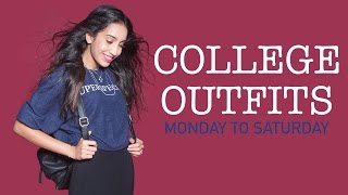 6 Totally Wearable College Looks  College Dressing Tips  Glamrs [upl. by Huesman]