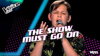 Ezra  The Show Must Go On  Knockouts  The Voice Kids  VTM [upl. by Orapma]