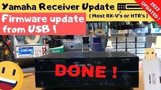 Yamaha Receiver Usb Update [upl. by Uball]