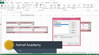 Use of  What if Analysis  in excel [upl. by Anelas384]