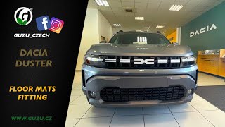 NEW DACIA DUSTER 4X4 TCE 2024 SUV Tailored Floor mats fitting video by Gumárny Zubří [upl. by Angie302]