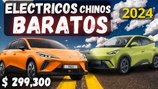 10 AUTOS ELECTRICOS CHINOS más BARATOS en Mexico 2024  2025 [upl. by Gazo186]