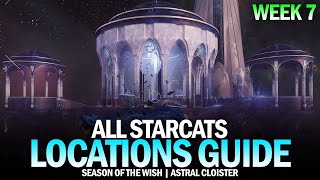 All Starcat Locations Guide  Week 7 Astral Cloister Destiny 2 [upl. by Aidualk]