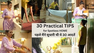 30 TIPS amp Habits for a CLEAN amp BEAUTIFUL HOME  Ultimate Guide to a Spotless Home  Practical Tips [upl. by Akemeuwkuhc]