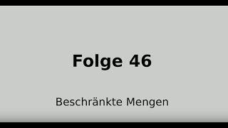 Beschränkte Mengen Folge 46 [upl. by King]