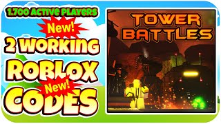 Tower Battles By Planet3arth Roblox GAME ALL SECRET CODES ALL WORKING CODES [upl. by Cherianne167]