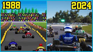 KART RACING video games 1988  2024 [upl. by Ttirb]